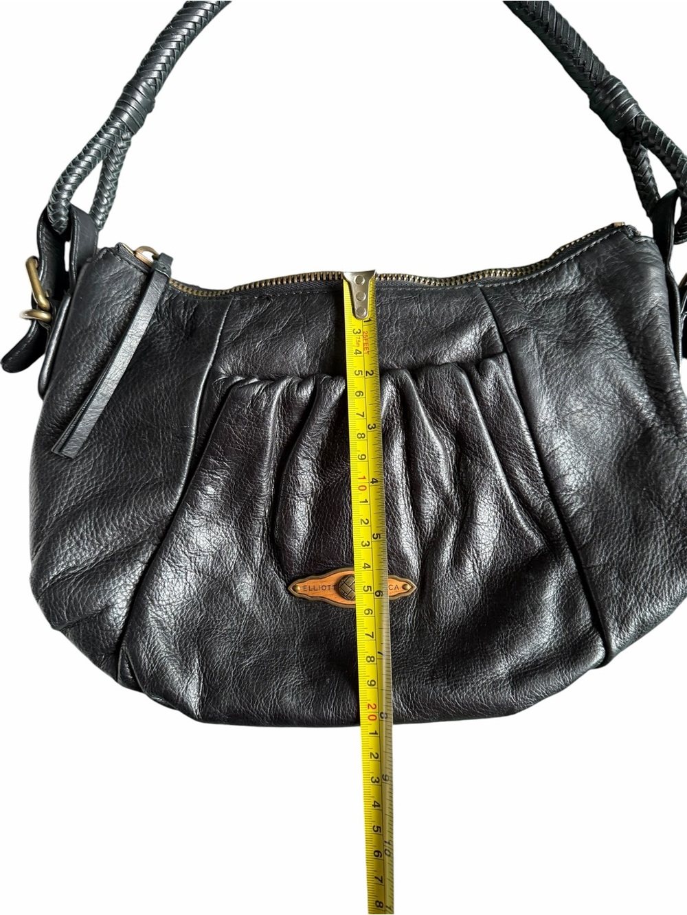 🌟Elliott Lucca Y2K black pebbled leather authentic hobo bag - Picture 7 of 9